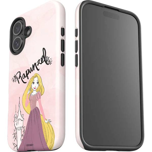 Disney Princess Rapunzel Art iPhone 16 Impact Case